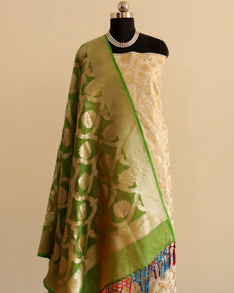 Banarasee Pure Kora Silk Dupatta 061