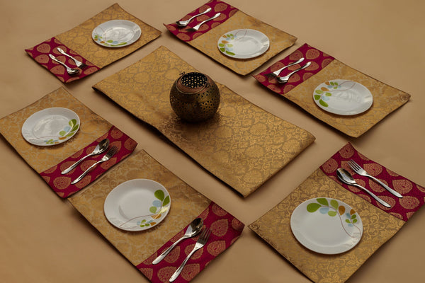Table Mats and Runner set 008