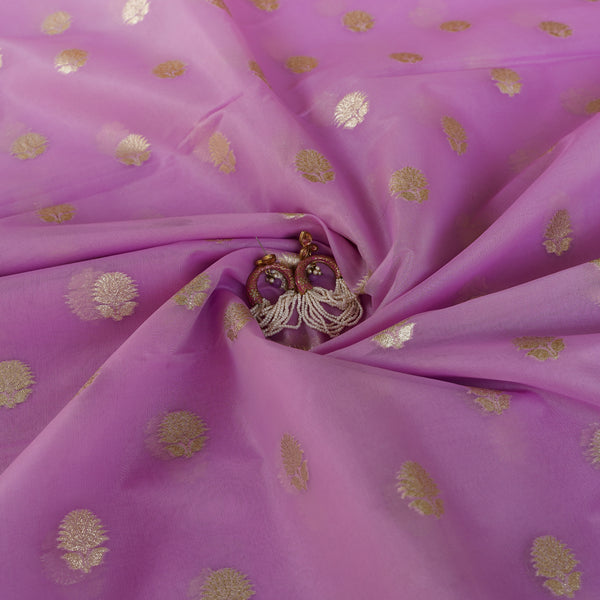 Organza Silk Fabric - Lilac