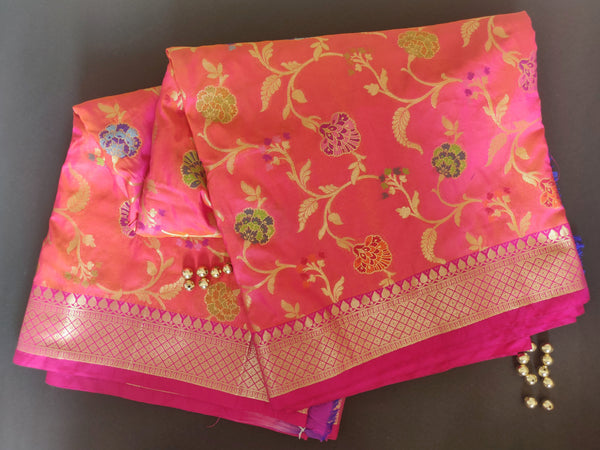 Banarasee Katan Silk Saree 079