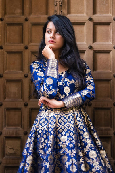 Banarasee Silk Anarkali 03